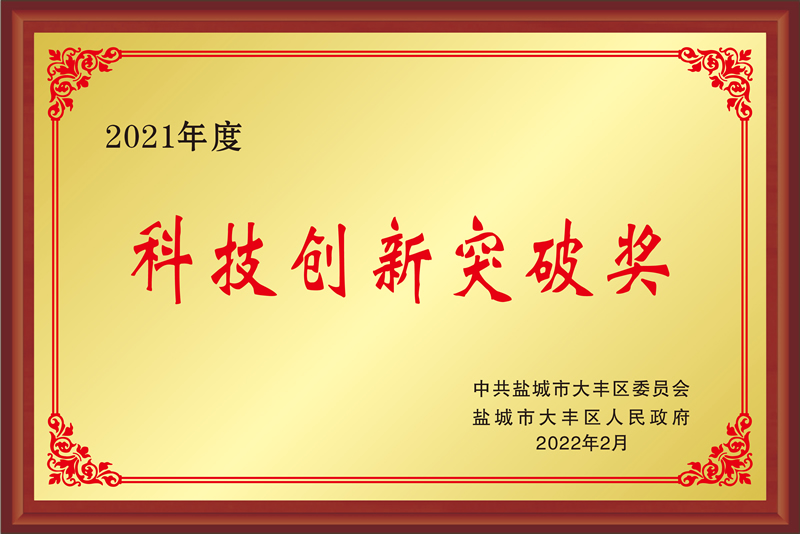 2021年度科技創新突破獎